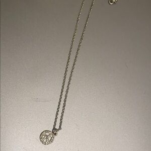 Source Unknown Silver Necklace Minimalist Pendant